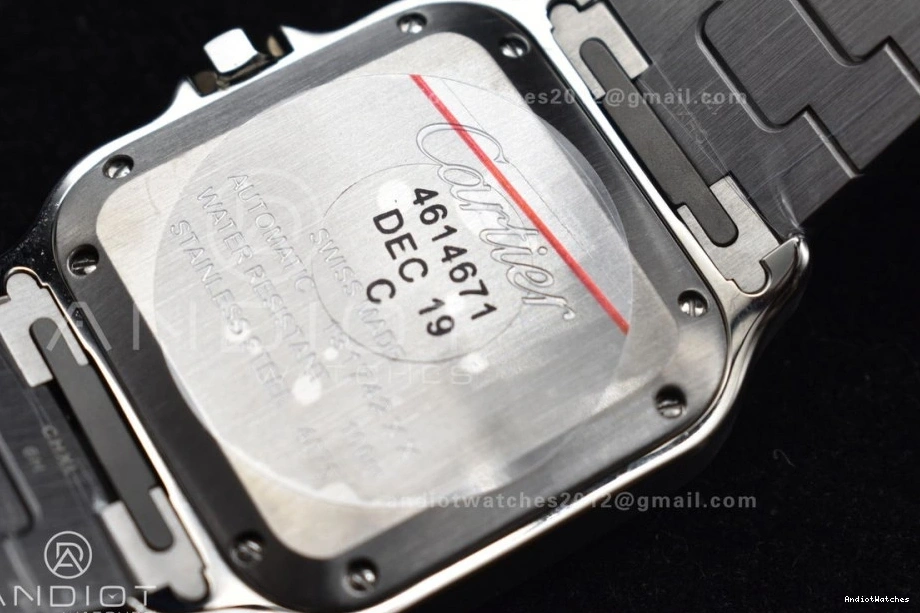 SS 1:1 1045 TopPick SS de 9015 Best Dial White Cartier on Edition Bracelet SmartLinks BVF Santos MIYOTA 35mm V 0926